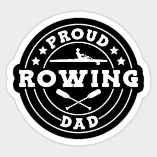 Rowing Dad Sticker